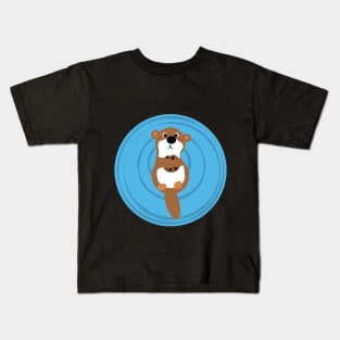 Sea Otter with Cookie Kids T-Shirt